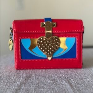 Evil Queen Red Heart-Accent Crossbody Bag (Decendants)